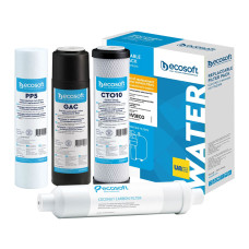 Комплект Ecosoft Absolute з 4 картриджів для осмосу