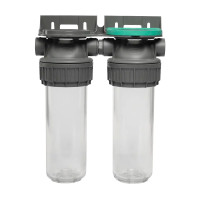 Магістральний фільтр Ecosoft 3/4" 3P DUPLEX РЕТ для холодної води (FDPP3P0130/G118)