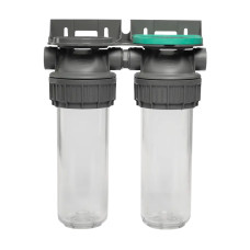 Магістральний фільтр Ecosoft 3/4" 3P DUPLEX РЕТ для холодної води (FDPP3P0130/G118)