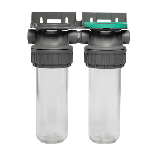 Магістральний фільтр Ecosoft 3/4" 3P DUPLEX РЕТ для холодної води (FDPP3P0130/G118)