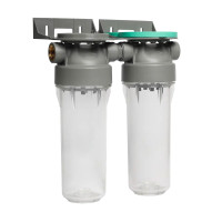 Магістральний фільтр Ecosoft 3/4" 2P DUPLEX РЕТ для холодної води (FDPP2P0130/G118)