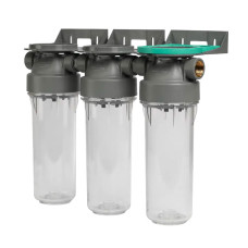 Магістральний фільтр Ecosoft 3/4" 2P TRIPLEX РЕТ для холодної води (FTPP2P0130/G118)