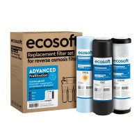 Комплект картриджів 1-2-3 Ecosoft покращений для зворотного осмосу CHV3ECO