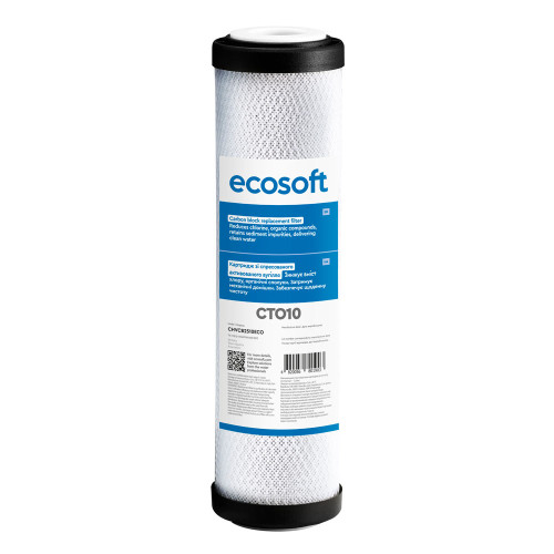 Ecosoft CTO10 (CHVCB2510ECO) картридж вугільний пресований Ecosoft CTO10 (CHVCB2510ECO) картридж вугільний пресований