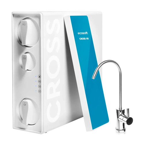 Ecosoft CROSS60 компактний розумний фільтр зворотного осмосу (MO3400PECO)
