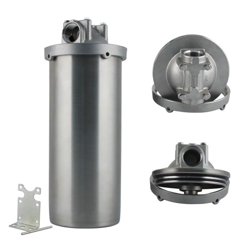 Корпус фільтра магістрального Raifil HMF-10B Big Blue 10" нержавіюча сталь